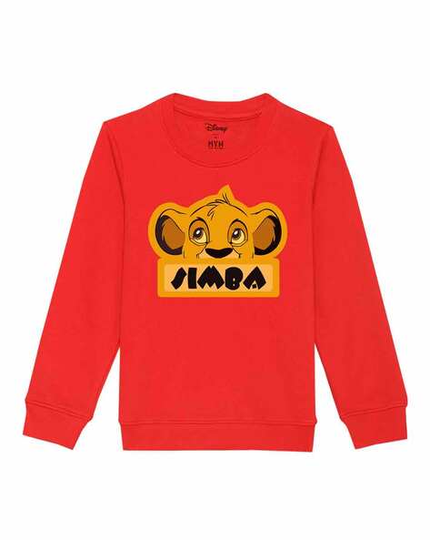 Buy Red Sweatshirts Hoodie for Boys by Disney by Wear Your Mind