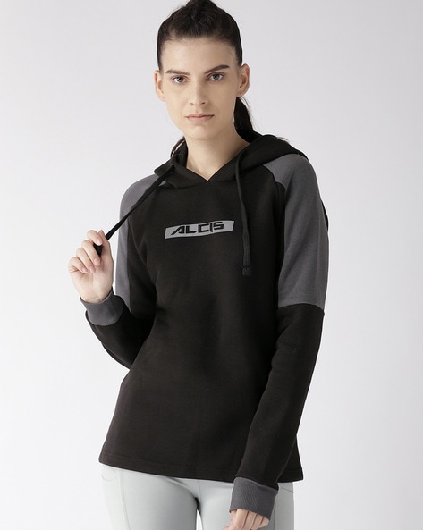 Alcis Colourblock Round-Neck Hoodie