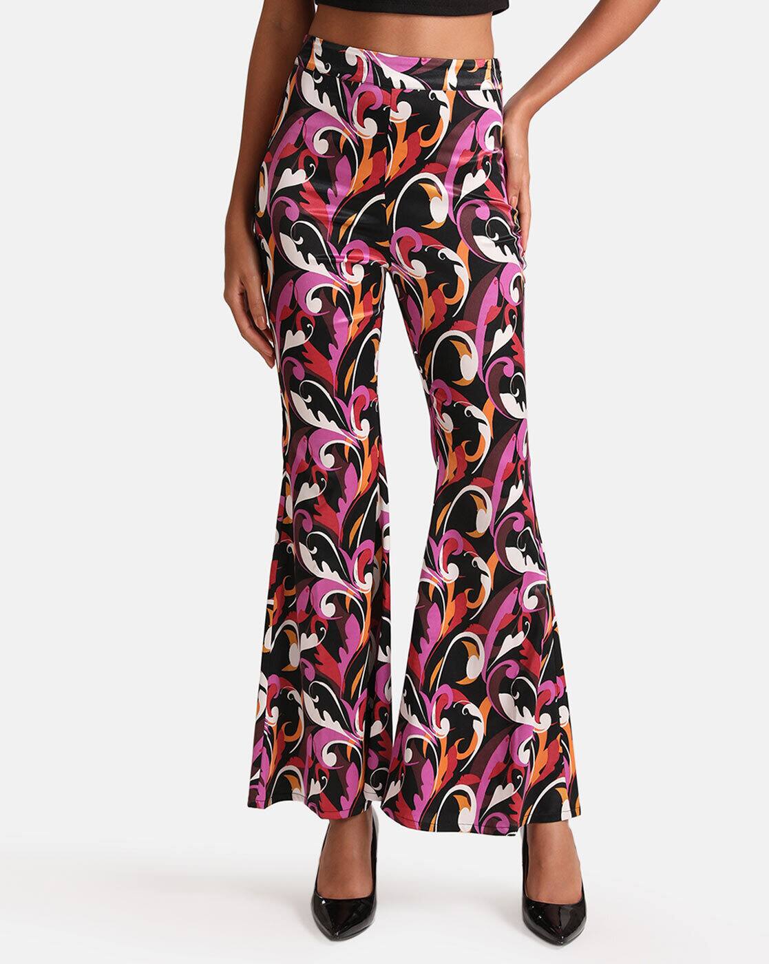 Buy Black Trousers Pants for Women by Kazo Online