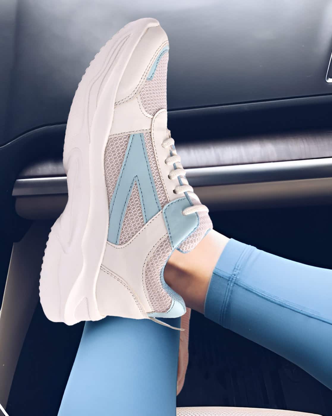 Flipkart Platform Shoes Shopee SnugZ Casual Sneakers White Shoes