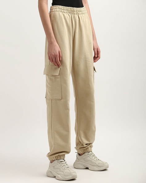 Buy Pale Khaki Trousers Pants for Women by Calvin Klein Jeans Online Ajio