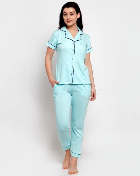 Buy Blue Night&LoungeWearSets for Women by Secret Wish Online