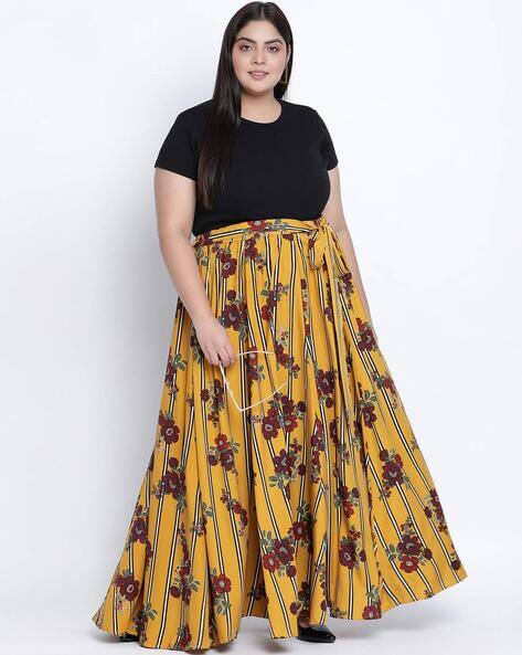 Yellow Long Skirt Xxl Size Buy Yellow Skirts For Women By