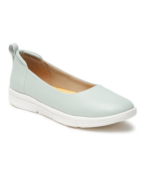 Round-Toe Slip-On Flat Shoes