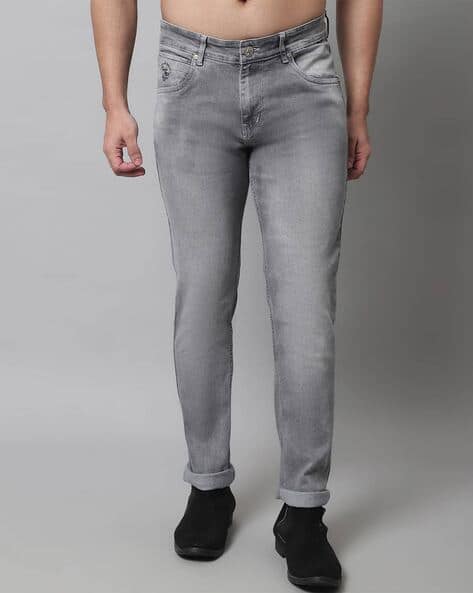 Buy Grey Jeans for Men by Cantabil Online