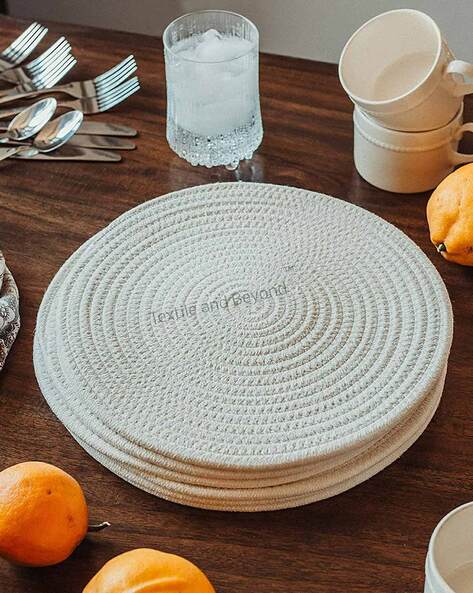 Hearth & Hand Off White 100% Cotton selling Placemat Set of 4