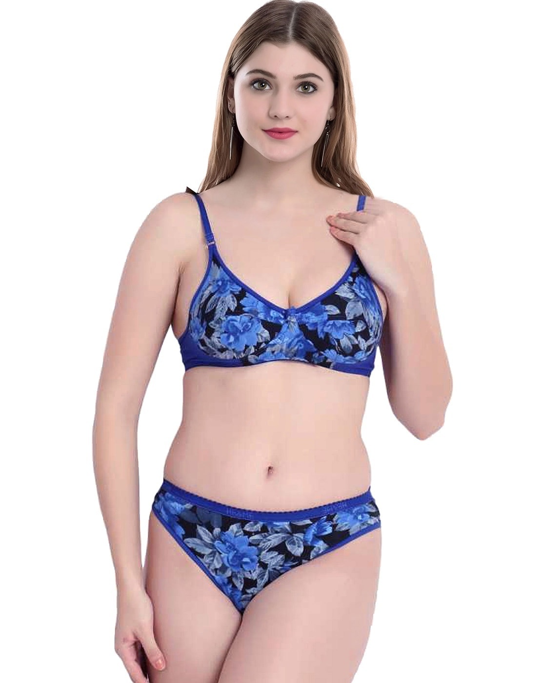 Buy Blue Lingerie Sets for Women by In-curve Online | Ajio.com