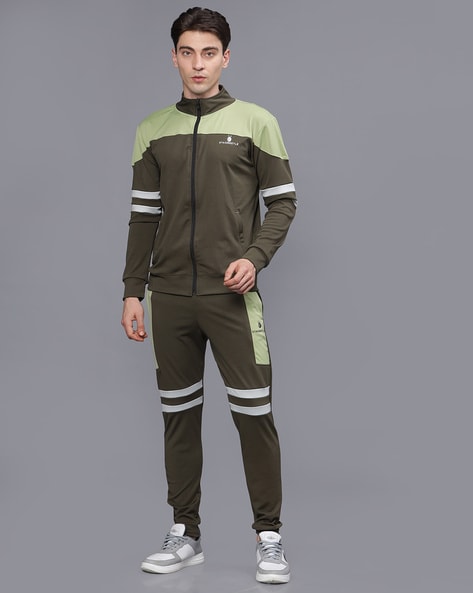 Buy Olive Tracksuits for Men by STAGBEETLE Online Ajio