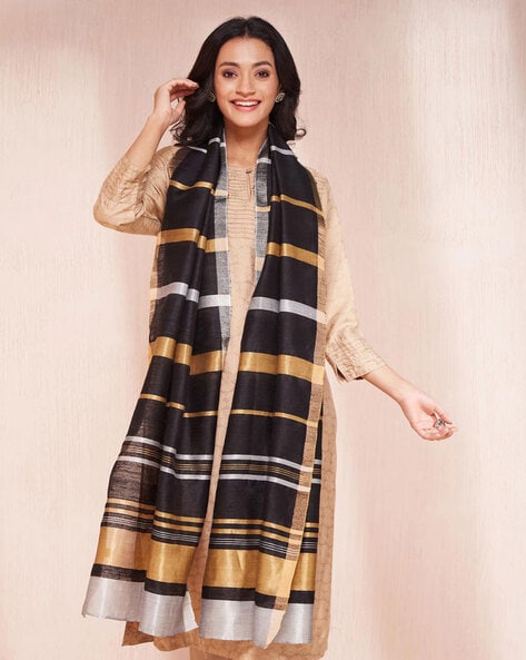 Women Striped Stole Price in India