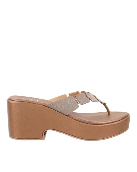 Mochi Women Slip-On Heeled Sandals