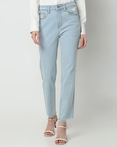 Buy Light Blue Denim Jeans Jeggings for Women by Vero Moda