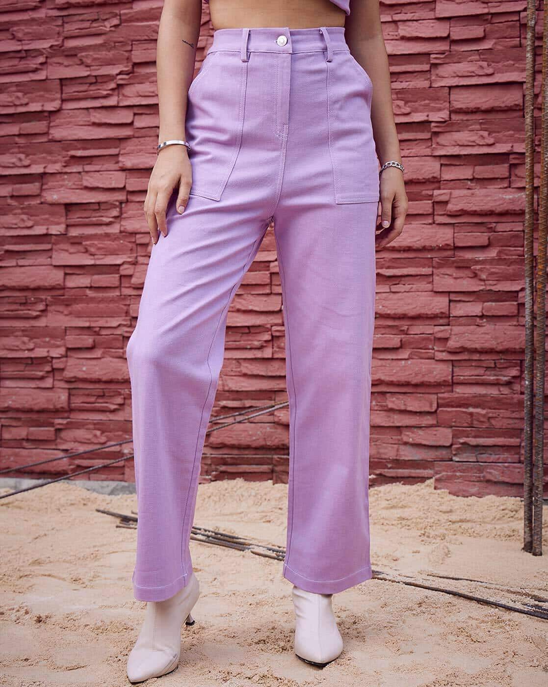 Buy Lavender Jeans Jeggings for Women by ATHENA Online
