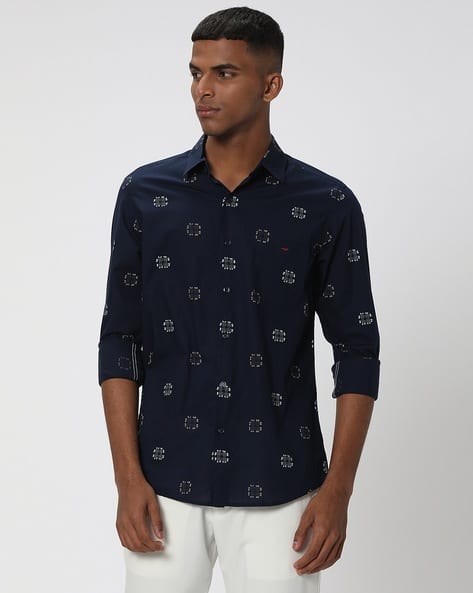 Buy Navy Blue Shirts for Men by MUFTI Online