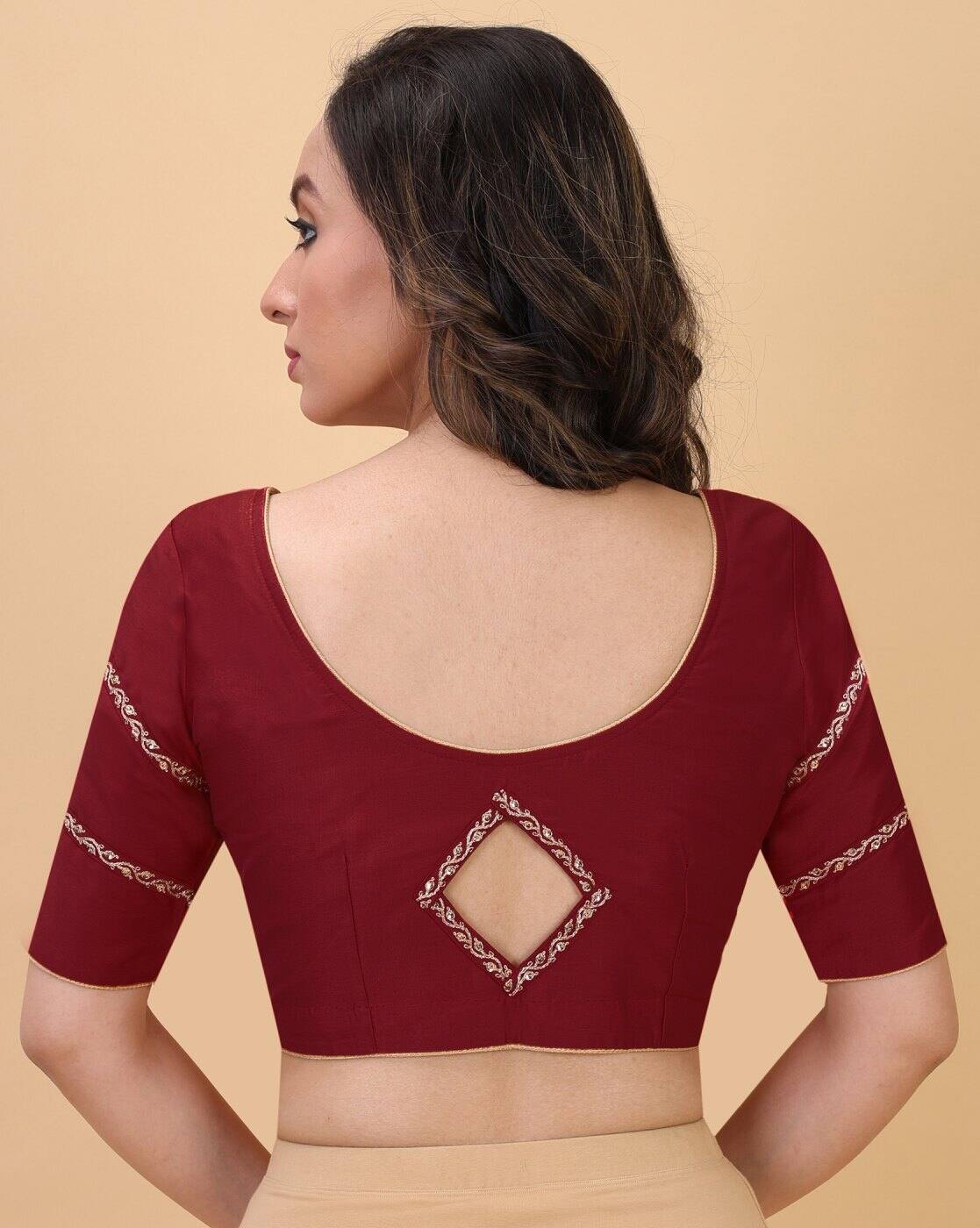 Buy RENE Women Embroidered Front-Open Blouse Online | Ajio.com