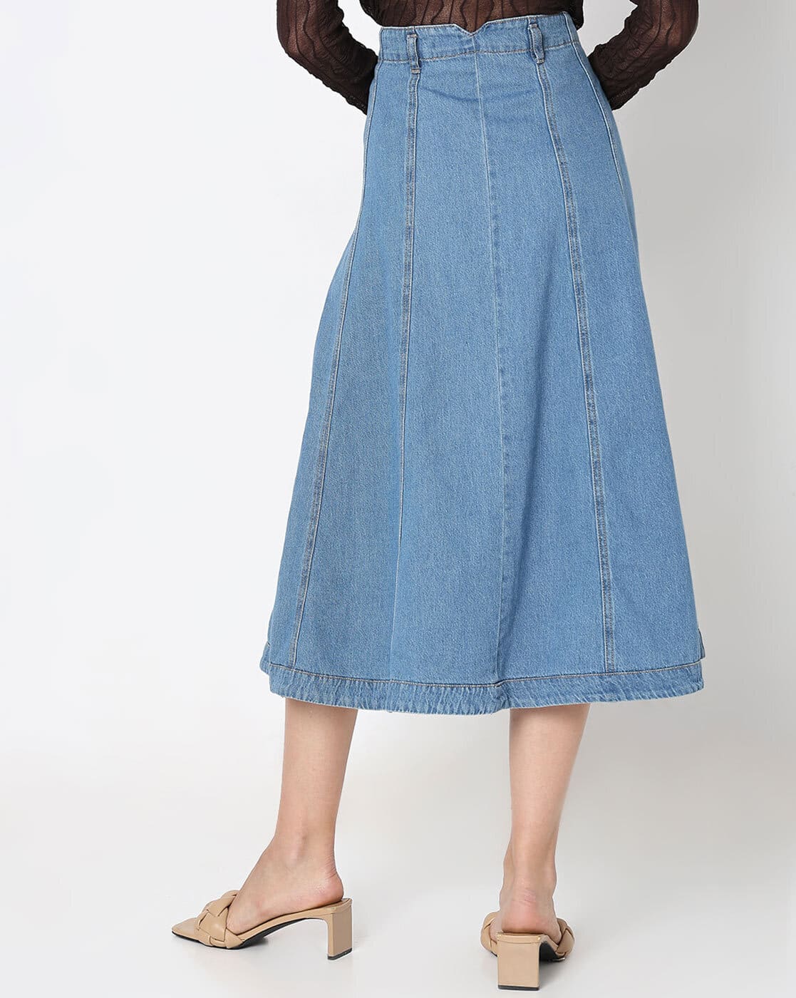 MYNE DENIM SKIRT/BLUE なぐもふうか（DENIM SKIRT/BLUE）