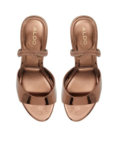 Buy Bronze Heeled Sandals for Women by Aldo Online