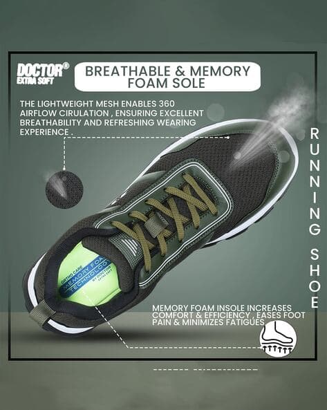 Buy Olive Sports Shoes for Men by Doctor Extra Soft Online