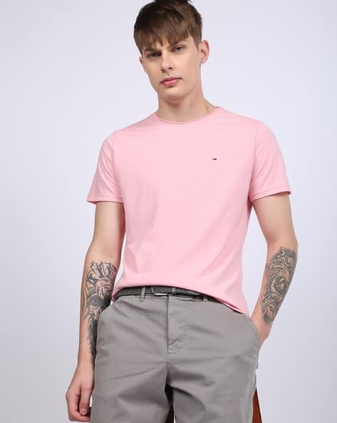 TOMMY HILFIGER Slim Fit Jaspe Crew-Neck T-Shirt