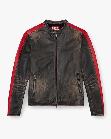 【美品】Diesel レーシングジャケット L-RACING JACKET M Amazon | DIESEL(ディーゼル) Leather jackets L-RACING JACKET XL