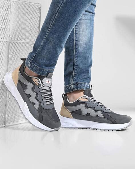 ARBUNORE Men Lace-Up Casual Shoes