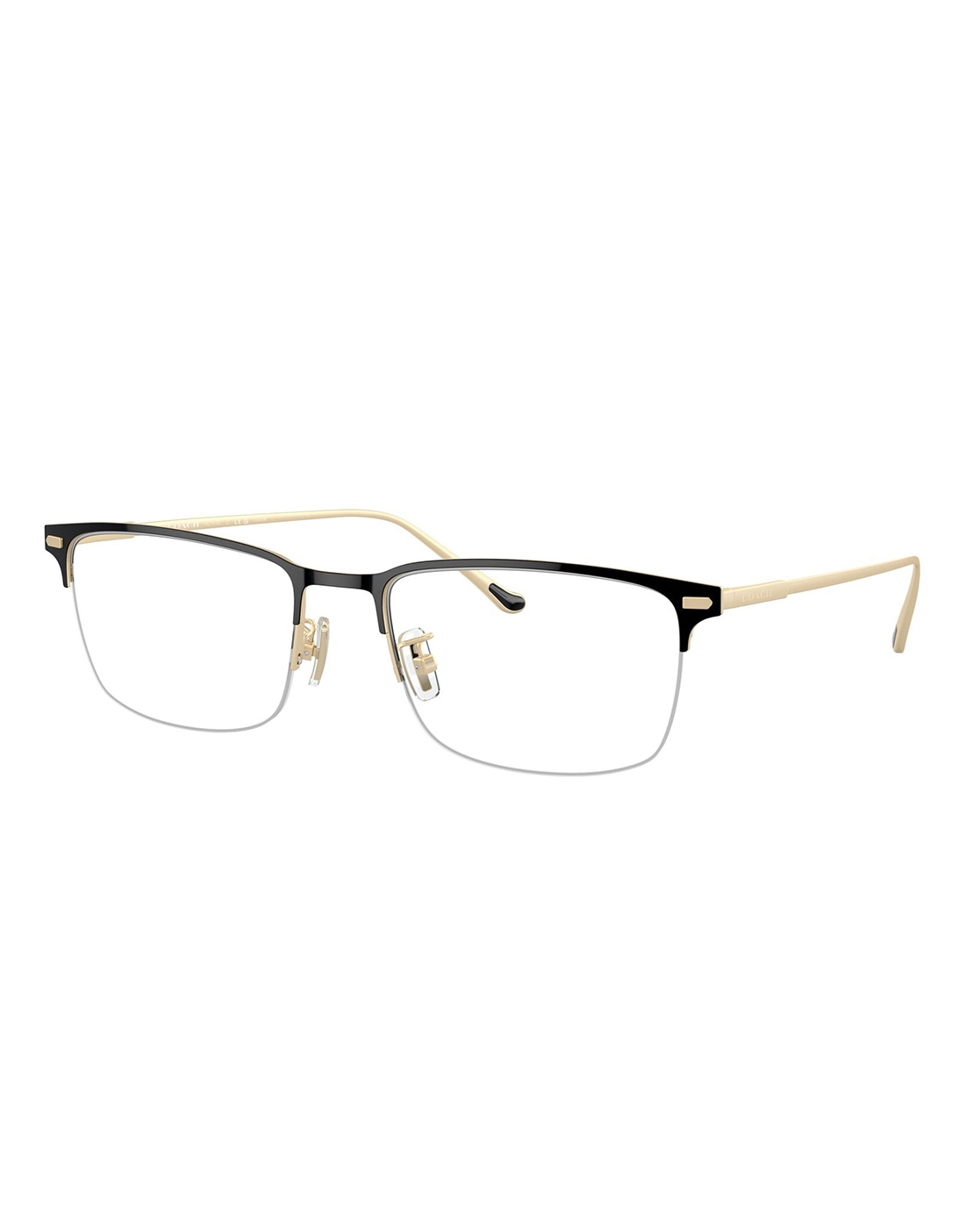 Coach semi rimless fashion eyeglasses