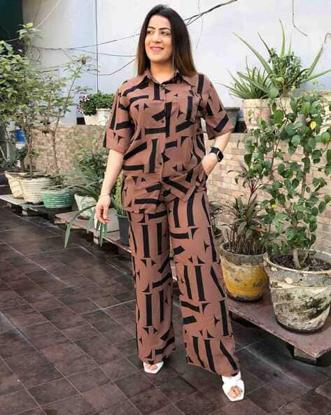 Women Printed Nightwear Set