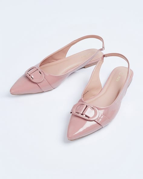 Women Pointed-Toe Slingback Shoes
