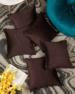 hosta homes Set of 5 Embroidered Cushion Covers 15" x 15"-picture-20