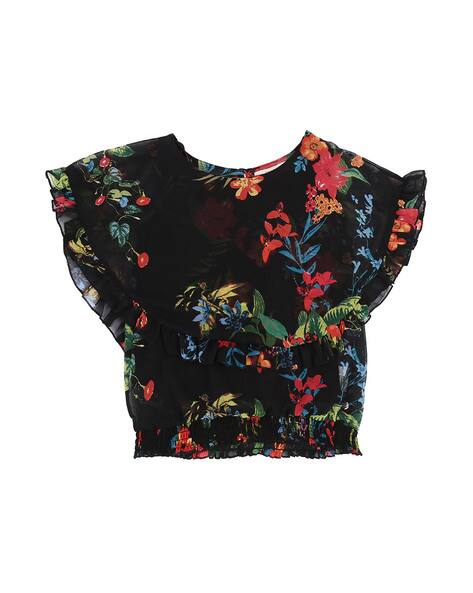 Buy Black Tops Tunics for Girls by GINI JONY Online