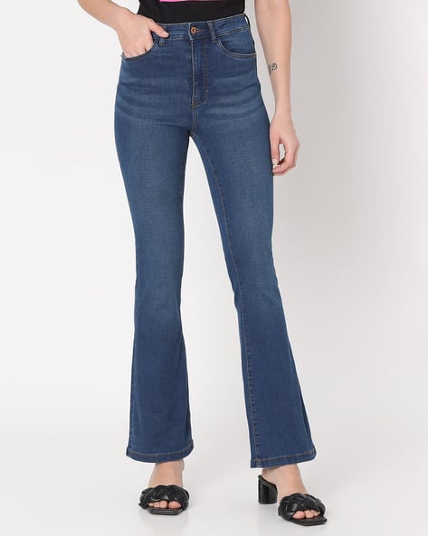 High Rise Veromoda Bootcut Jeans Women High-Rise Bootcut Jeans