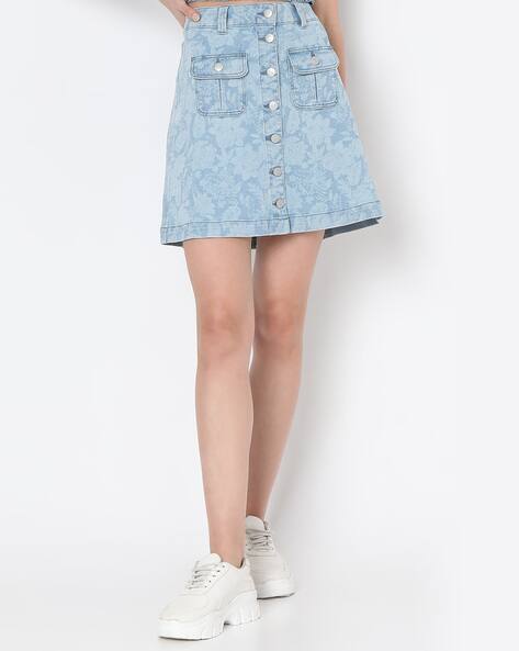 Vero Moda Women Floral Print A-Line Skirt