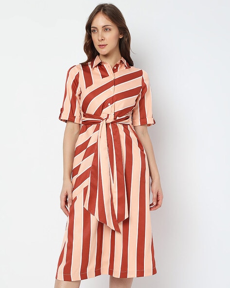 Buy Brown Dresses for Women by Vero Moda Online Ajio