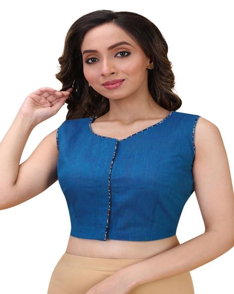 Buy RENE Women Front-Open Blouse with  Online | Ajio.com