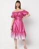 Buy Fuchsia Pink Dresses for Women by Vero Moda Online | Ajio.com