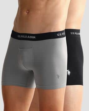 Men Pack of 2 Trunks with Elasticated Waistband