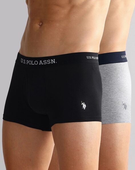 Men Pack of 2 Trunks with Elasticated Waistband