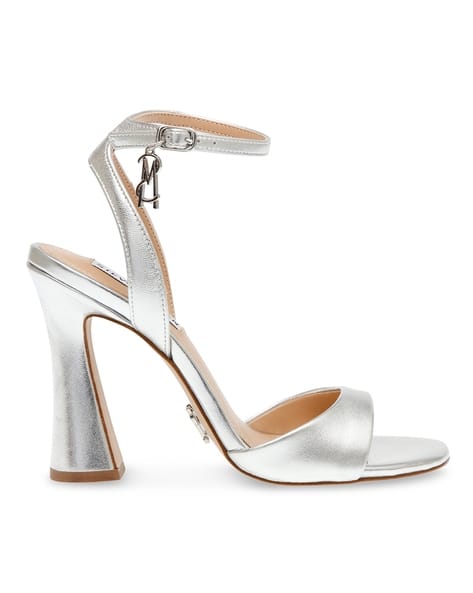 Buy Silver Heeled Sandals for Women by STEVE MADDEN Online