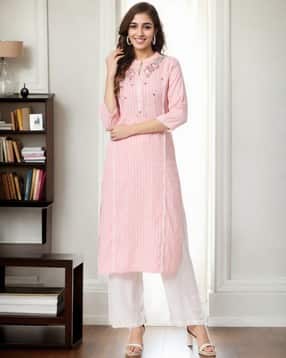 amira's indian ethnic wear Women Striped Straight Kurta-picture-15