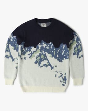 lee cooper Boys Knitted Relaxed Fit Round-Neck Sweater-picture-28