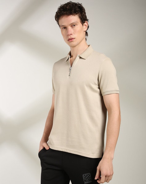 Men Regular Fit Polo T-Shirt