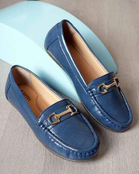 Buy Blue Flat Shoes for Women by SCENTRA Online