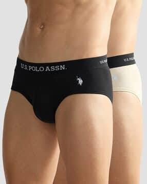u.s. polo assn. Men Pack of 2 Briefs with Brand Wasitband-picture-29