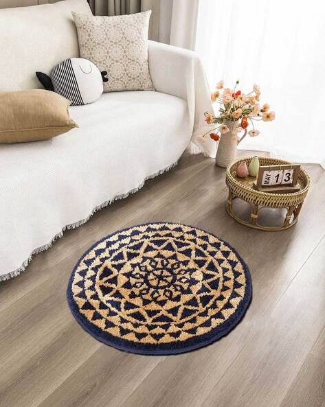 FABINALIV Geometric Print Antiskid Floor Mat
