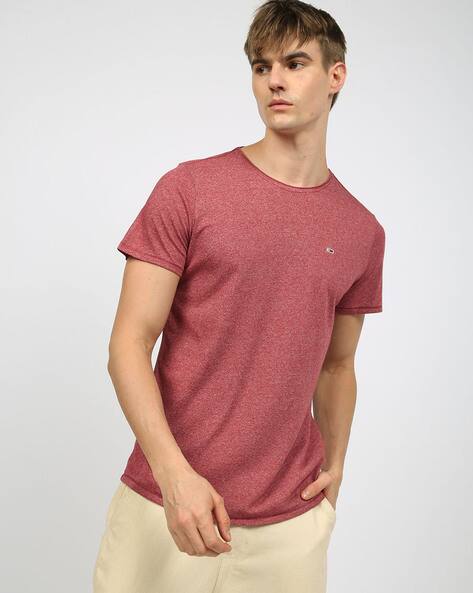 TOMMY HILFIGER Men Regular Fit Crew-Neck T-Shirt