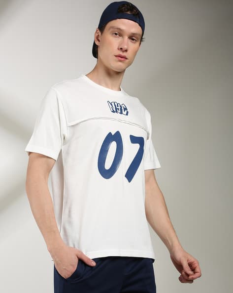 Buy Off-White Tshirts for Men by Teamspirit Online | Ajio.com