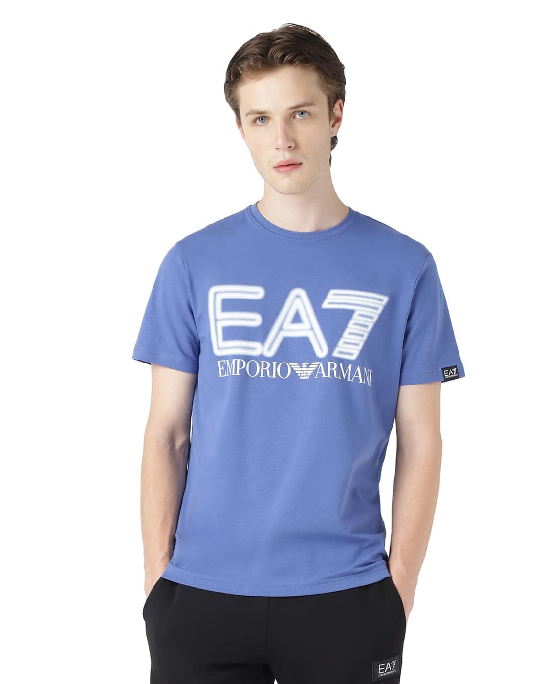 Buy Blue Tshirts for Men by EA7 Emporio Armani Online | Ajio.com