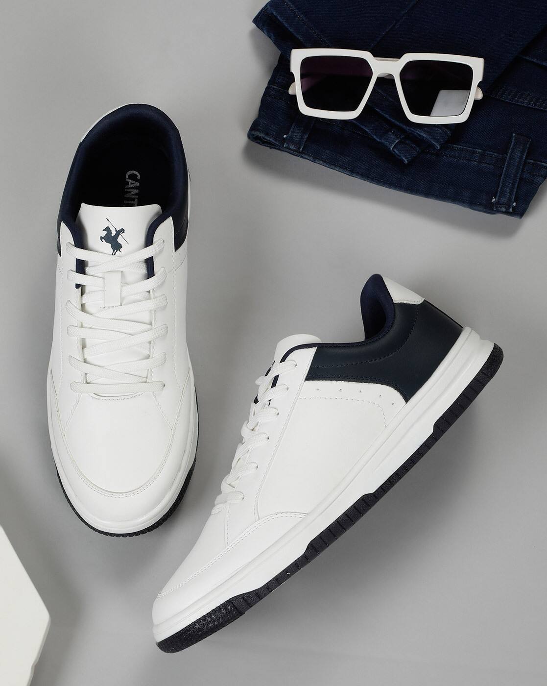 Buy White Sneakers for Men by Cantabil Online