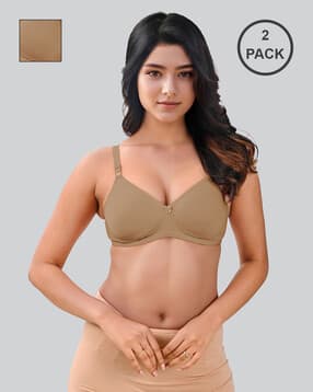 lux venus Women Pack of 2 Full-Coverage Lightly-Padded Bras-picture-14