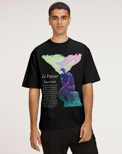 Buy Black Tshirts for Men by Midnight Law Online | Ajio.com