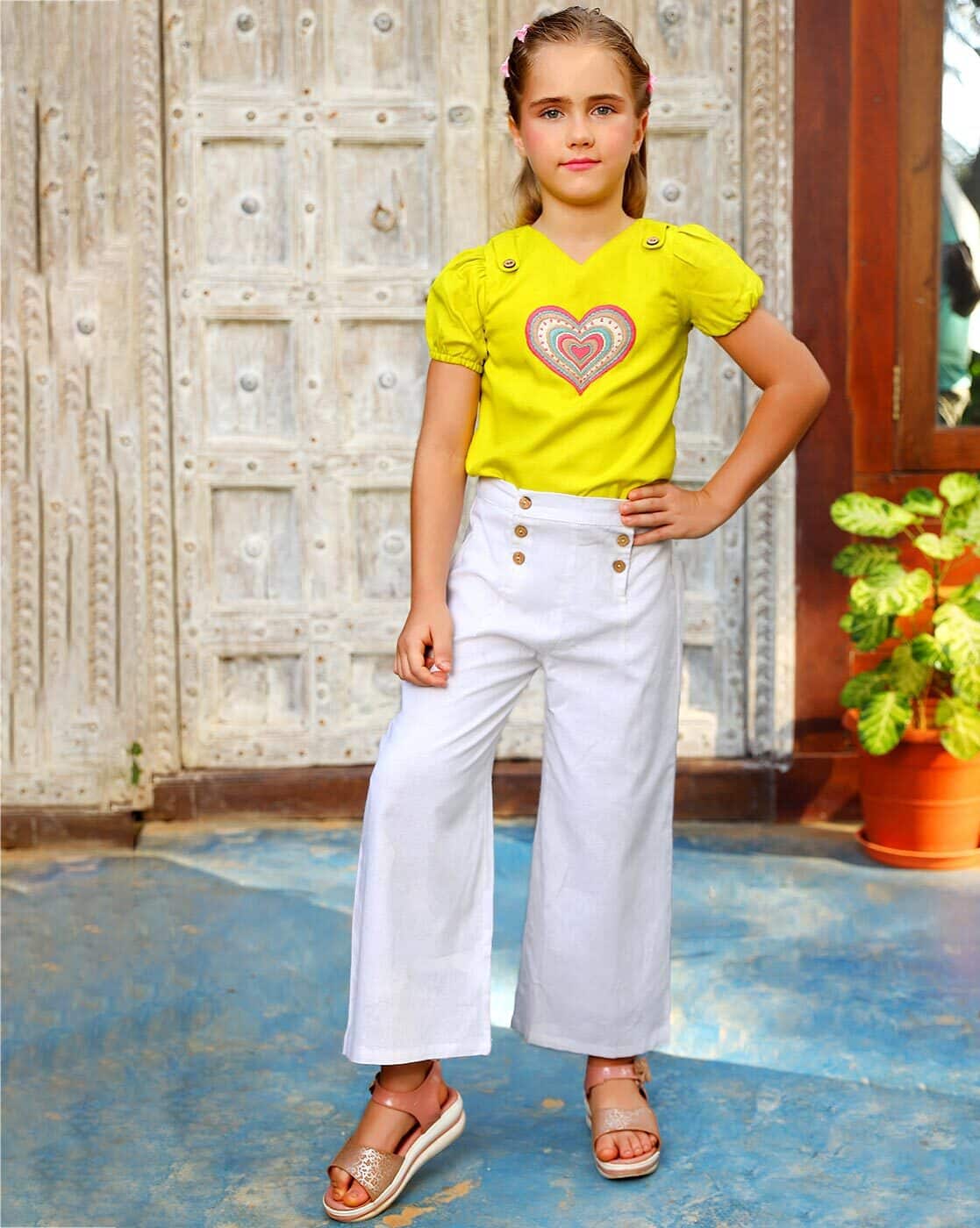 Buy Green Sets for Girls by Tiny Twills Online - Main Image